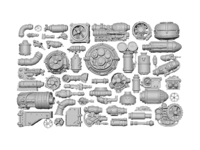 3D model for Steampunk Greebles 1
