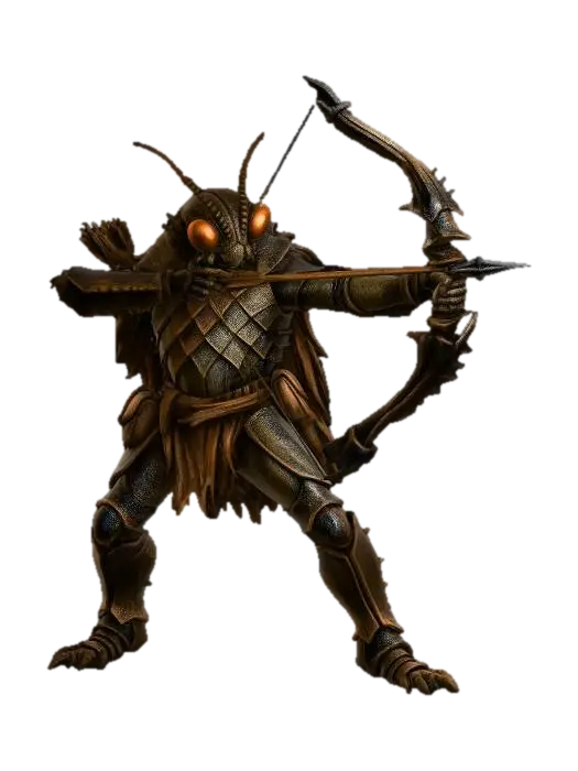 Thornbound Archer - Thorn 3D model, vytvořený pomocí AI