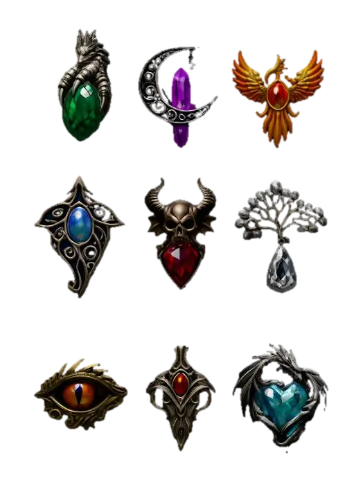 3D model for Pendant Set