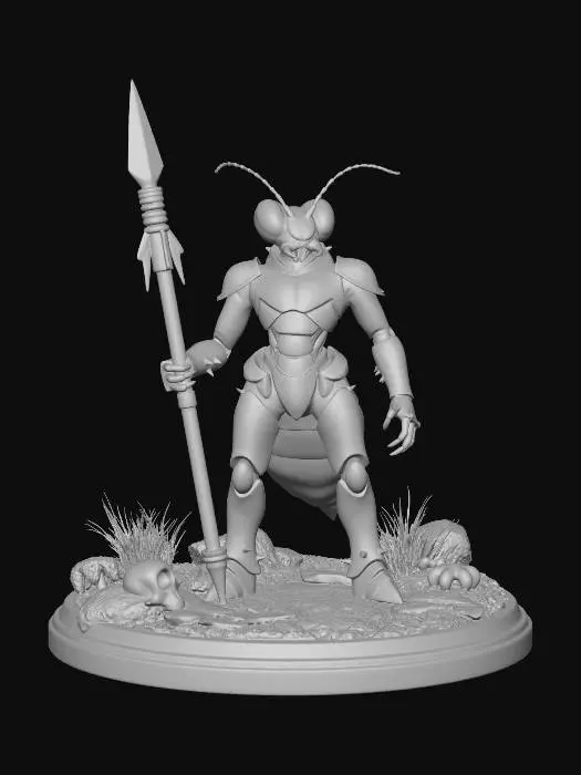 3D model for Ember Ant Warrior