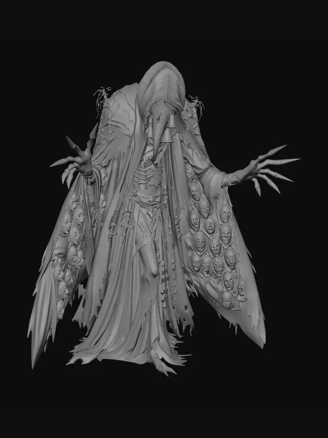 3D model for Harbinger of the Damned