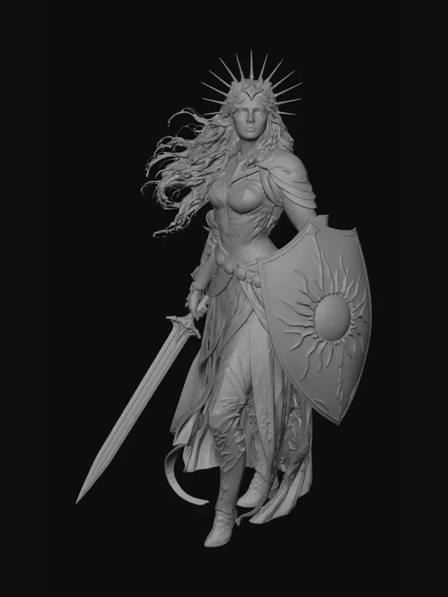 3D model for Dawnshield of the Sun