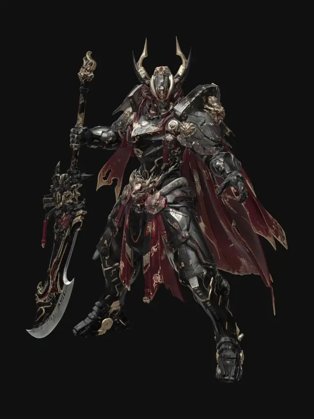 3D model for Obsidian Warlord