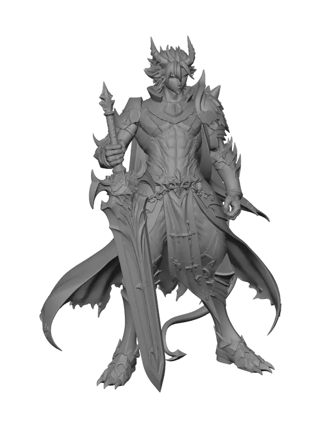 3D model for Abyssal Crusader