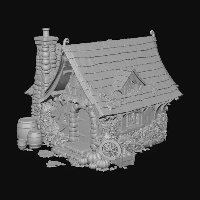 3D model for Autumn Hearth Cottage