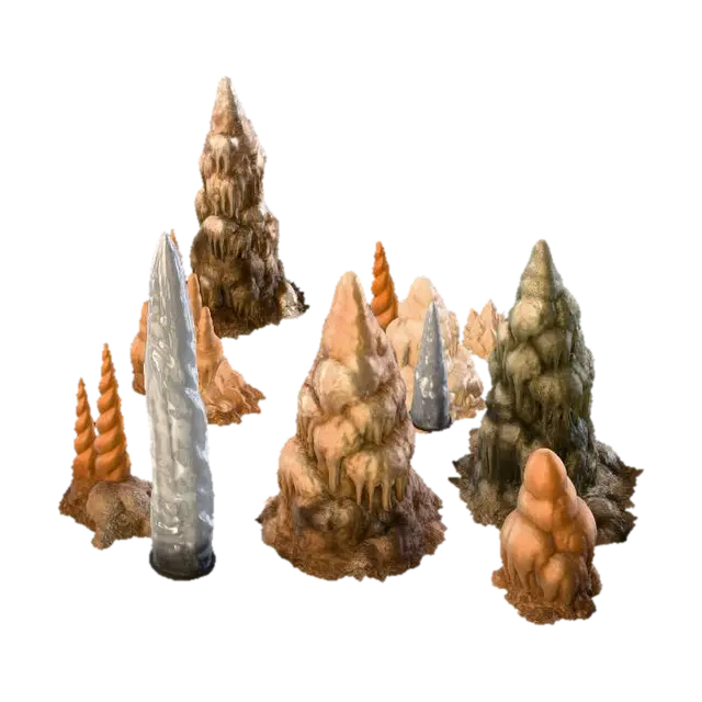 Modèle 3D Cave Structures 1 - Cavern, généré par IA