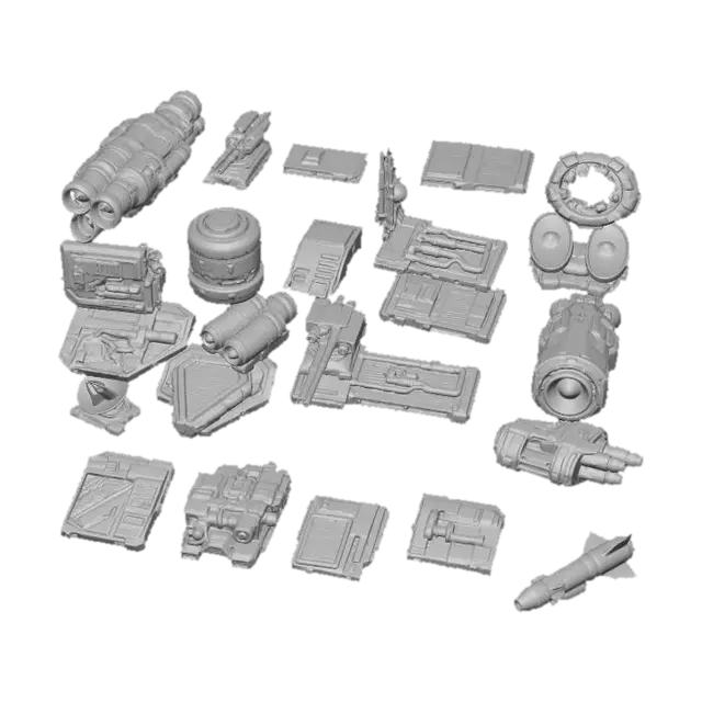 3D model for More Greebles 2