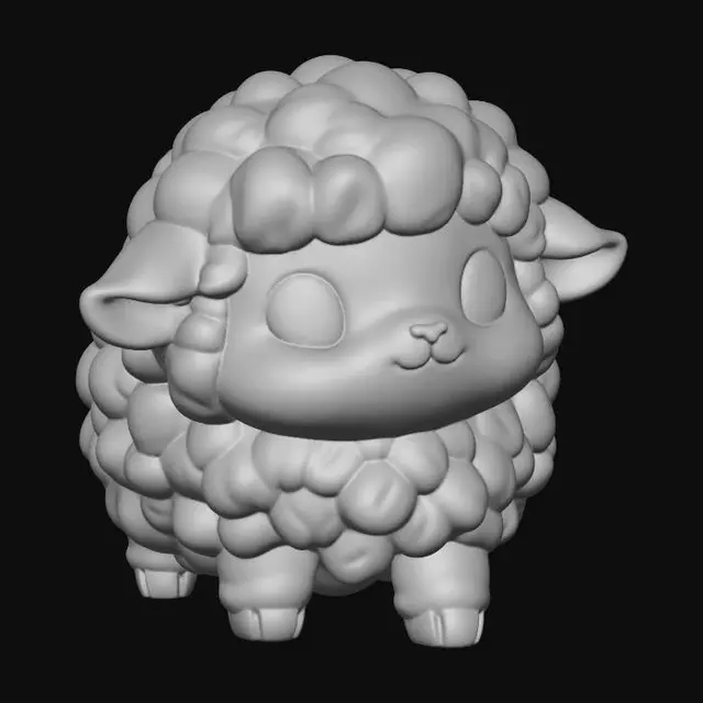 3D model for Cloudy Sheep #EasterEgg2026#