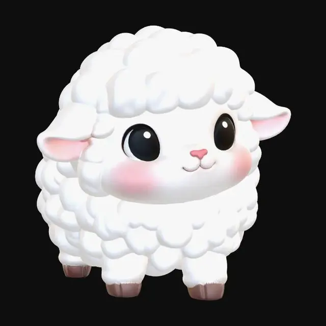 3D model for Cloudy Sheep #EasterEgg2026#