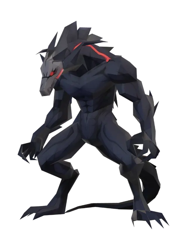 3D model for Crimson Spine Dragon