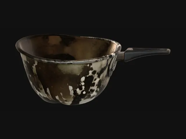 3D model for Old battered saucepan