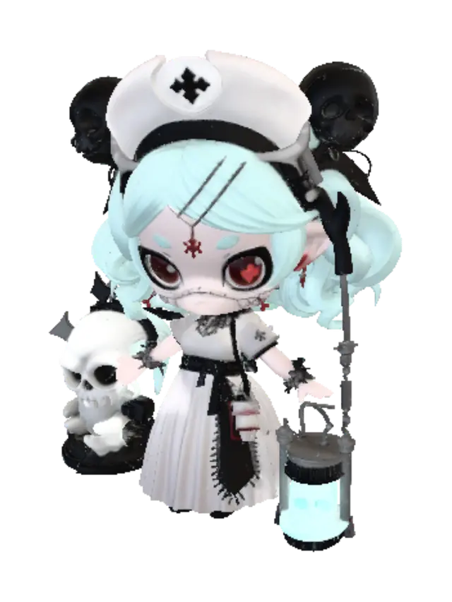 3D model for Skull Lantern Nurse