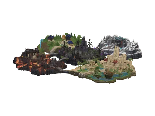 3D model for Confluence of Five Realms