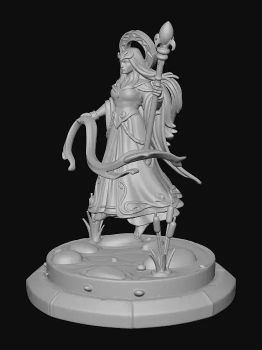 3D model for Water Priestess in Serenity