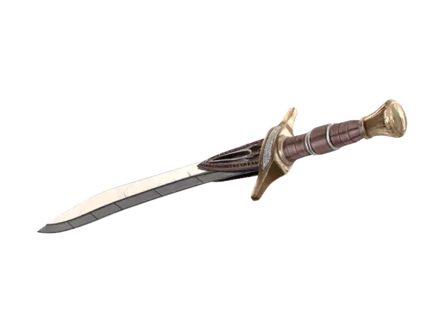 Celestial Longsword - The 3D model, vytvořený pomocí AI