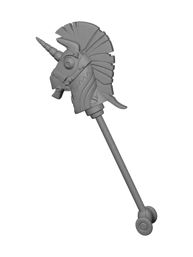 3D model for Unicorn Pogo Stick