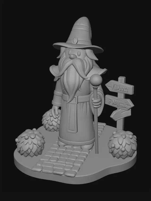 3D model for Village Forest Wizard