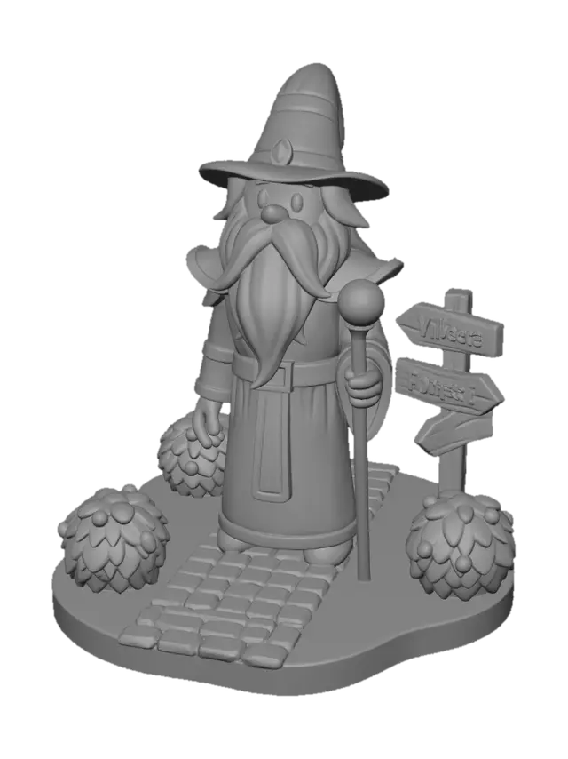 3D model for Village Forest Wizard