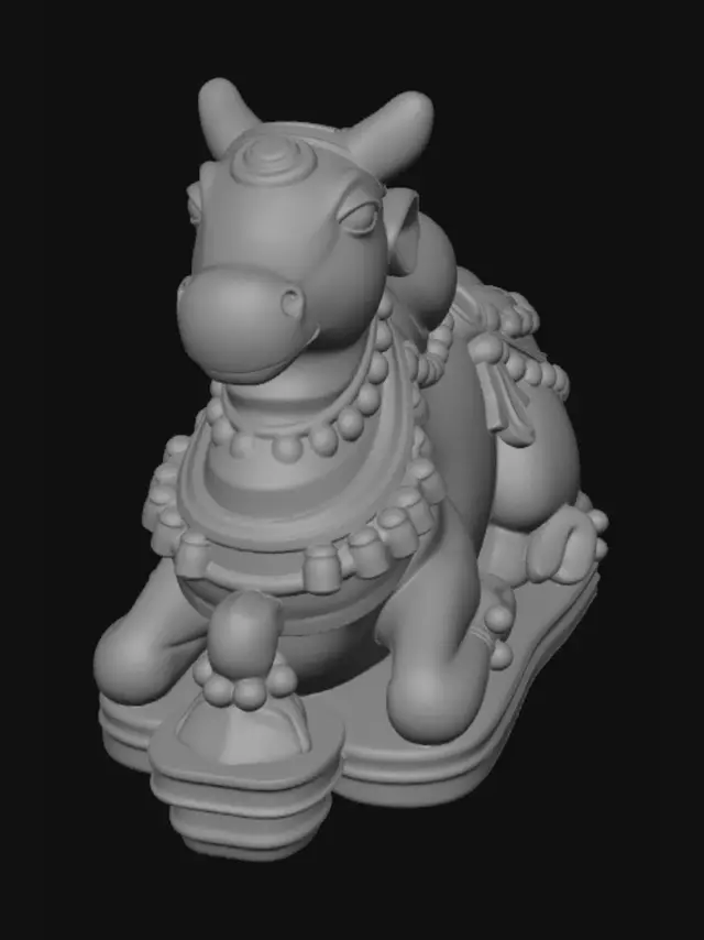 3D model for Reclining Nandi