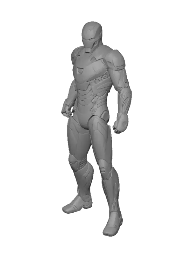 3D model for Iron Man Armor Blueprint