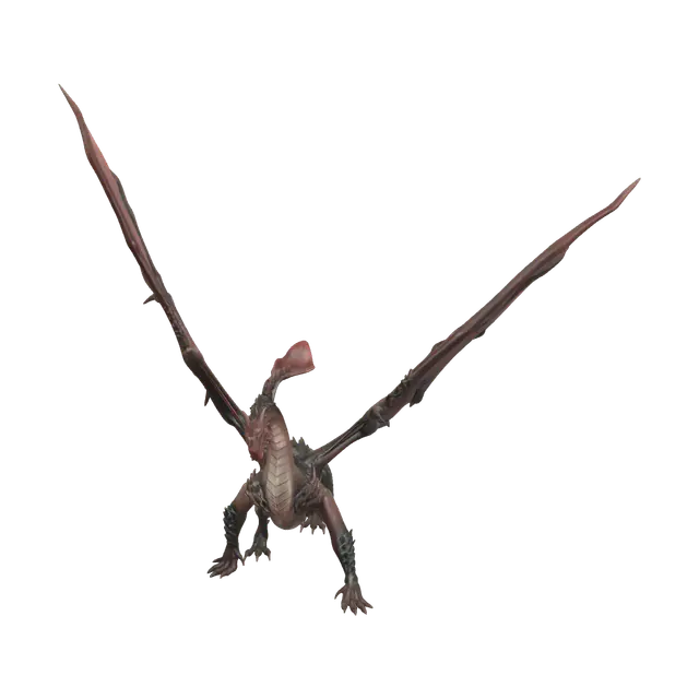 Low-Poly 3D Print Dragon - Dragonmodel 3D model, vytvořený pomocí AI