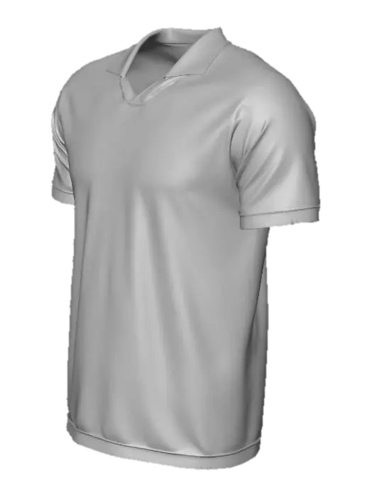 3D model for White Soccer Jersey with Red Diagonal Stripe