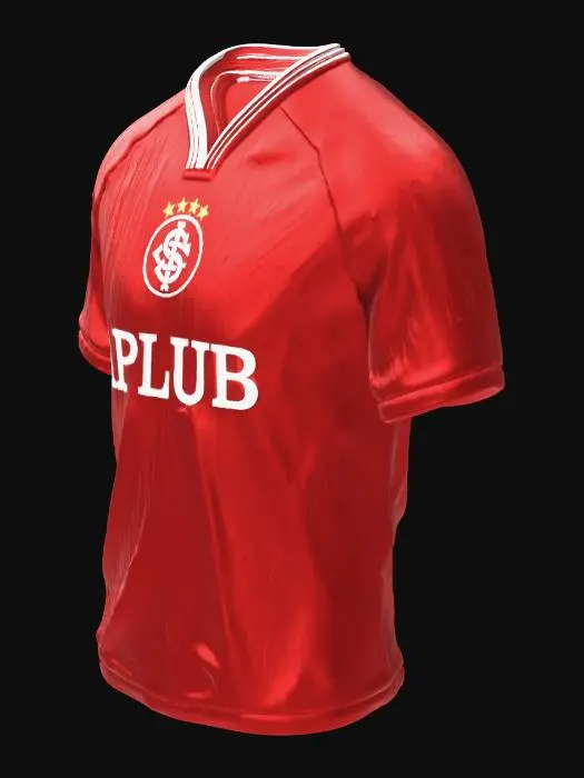 3D model for Red APLUB Football Jersey