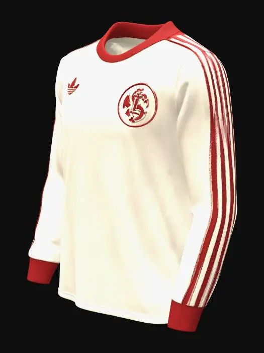 3D model for Retro Adidas Football Jersey