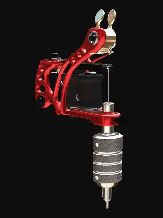 3D model for Red Coil Tattoo Machine