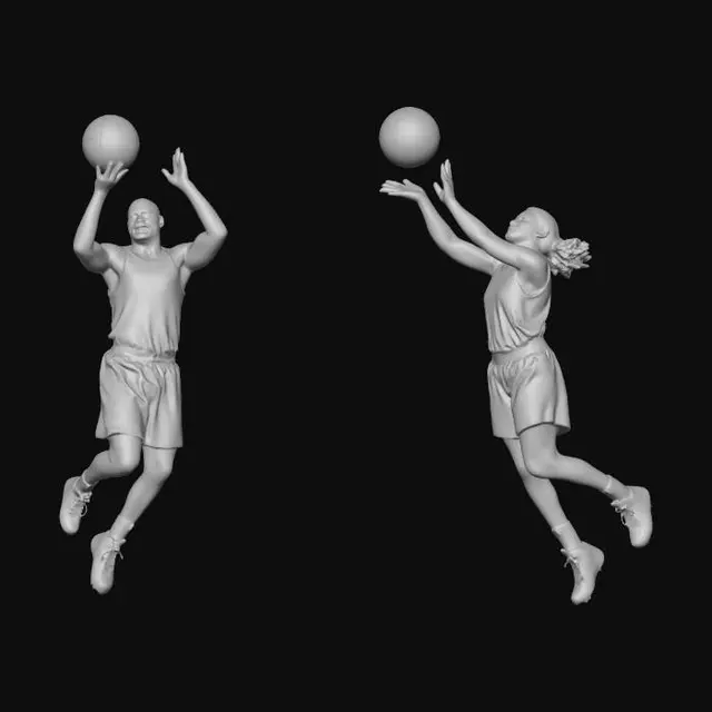 3D model for Dunking Duo