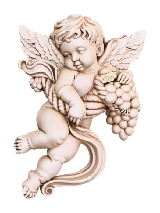 Cherubic Delight - Cherub 3D model, vytvořený pomocí AI