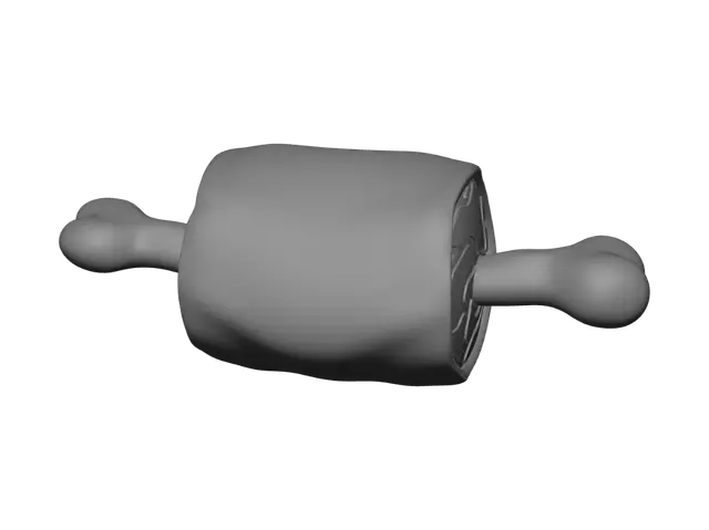 3D model for Bone-in Ham Roast