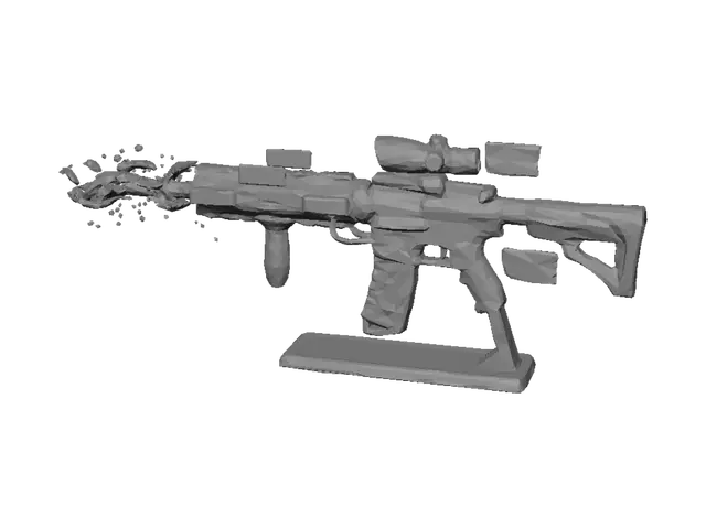 3D model for Neon Chaos Rifle
