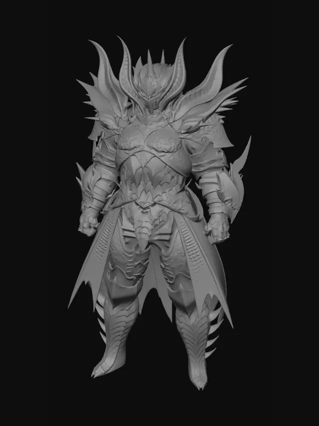 3D model for Fatalis Beta + Armor Set