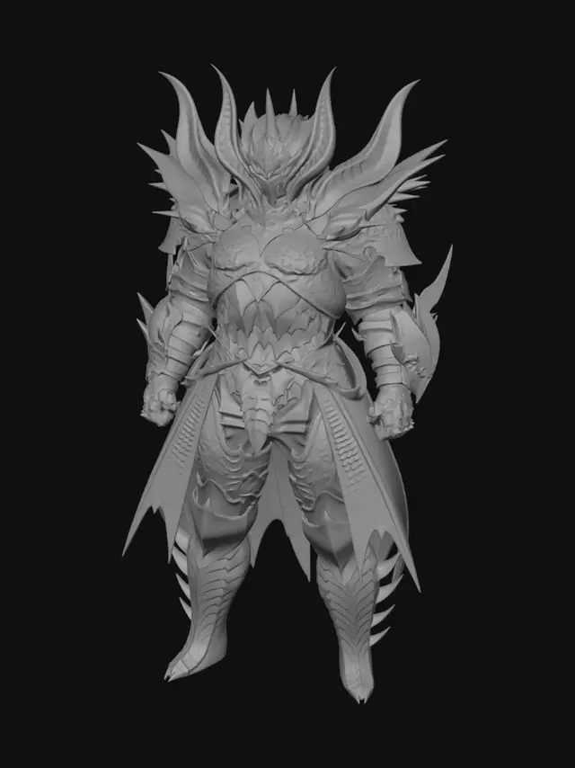 3D model for Fatalis Beta + Armor Set