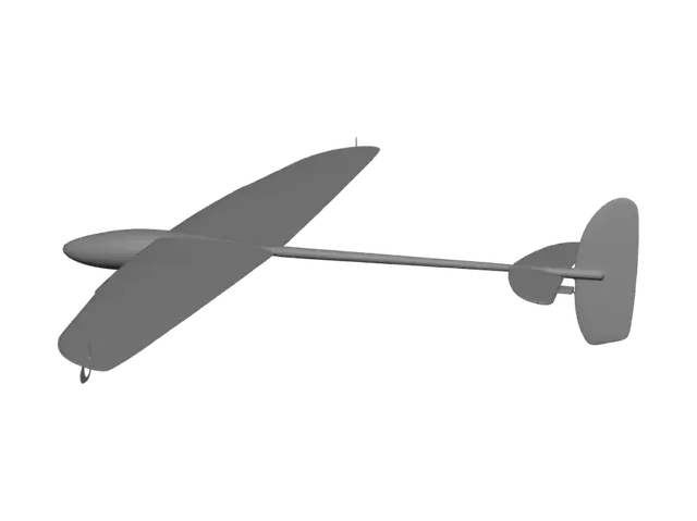 3D model for Pink RC Glider