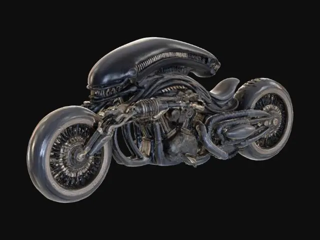 3D model for Alien Cruiser