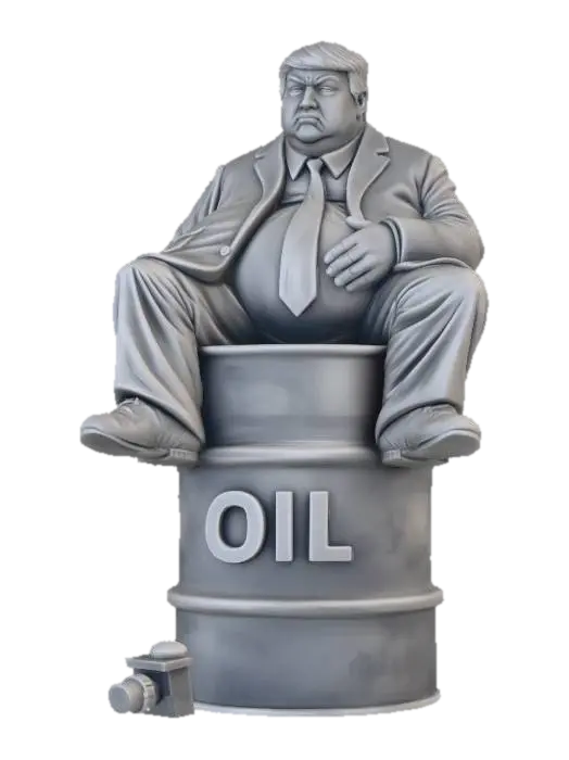 Oil Baron - Wealth 3D model, vytvořený pomocí AI