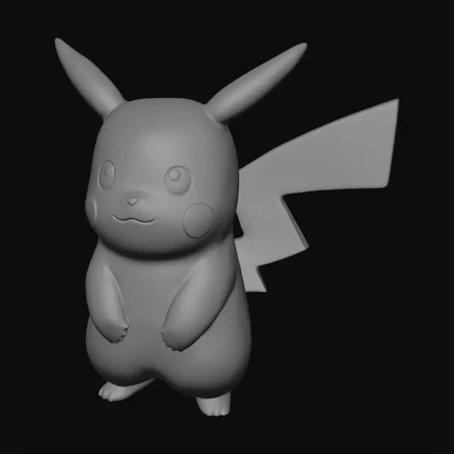 3D model for Sunny Pikachu