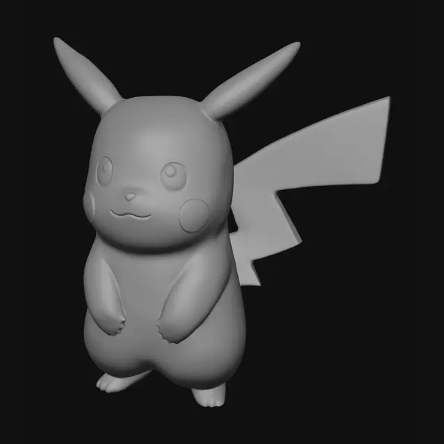 3D model for Sunny Pikachu