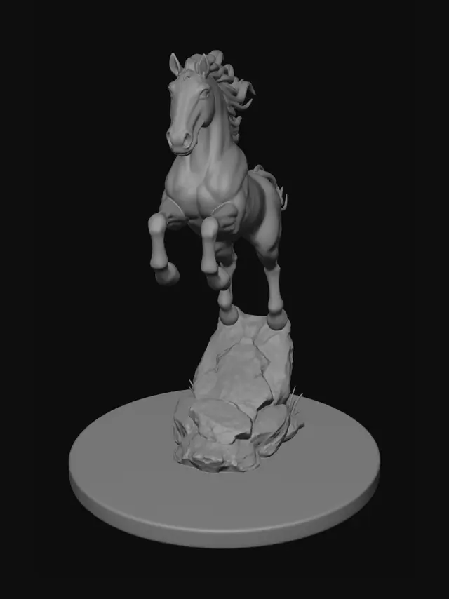 3D model for Rearing Majesty