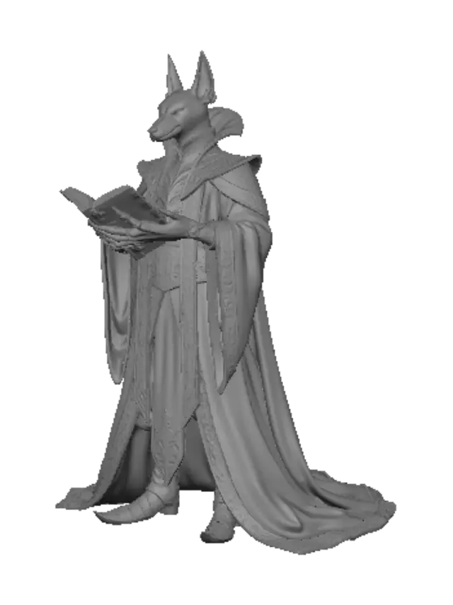 3D model for Arcanaloth: Librarian of the Glowing Runes