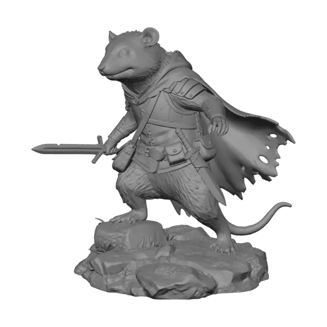 3D model for Blueflame Rodent Knight