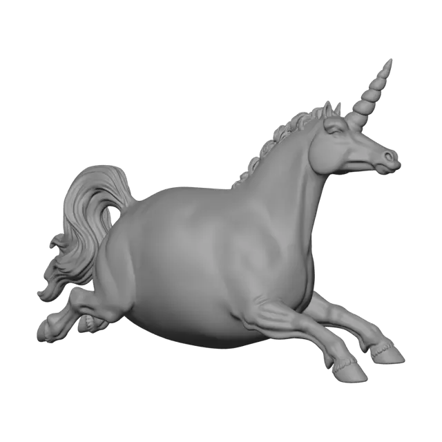 3D model for Unicorn in Flight