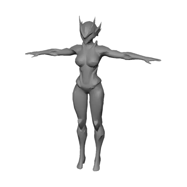 3D model for Crimson Dread Armor