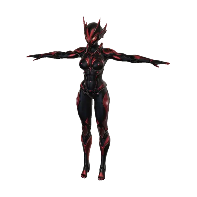 3D model for Crimson Dread Armor