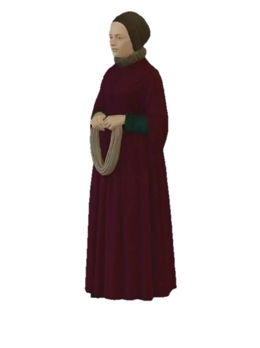 Rope Holder - Jane 3D model, vytvořený pomocí AI