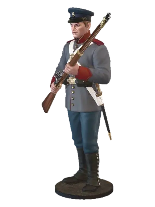 Napoleonic Era French Infantryman - New 3D model, vytvořený pomocí AI