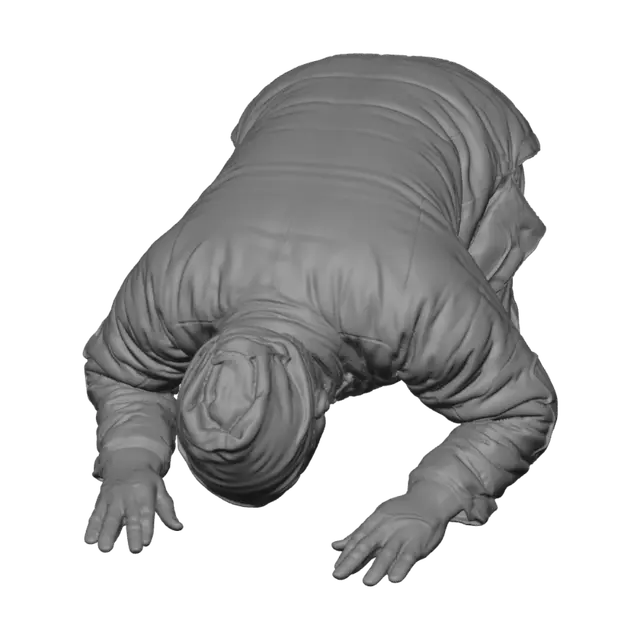 3D model for Prostration in Blue