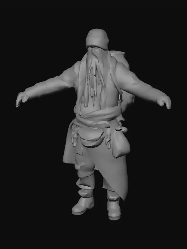 3D model for The Wasteland Wanderer